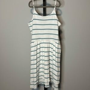 Chaser Blue Striped Dress
